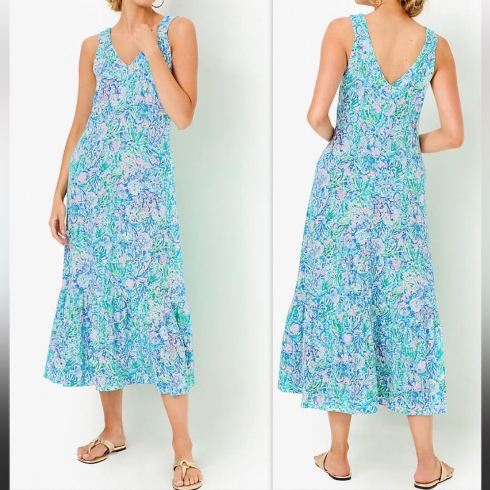 NWT Lilly Pulitzer Madsen Midi Dress